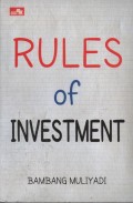 Rules of Investment